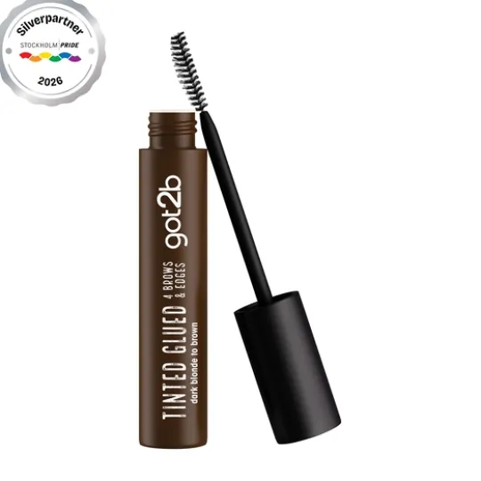 got2b Glued 4 Brows & Edges Pigmenterad Gel 2-i-1 Brun 16 ml