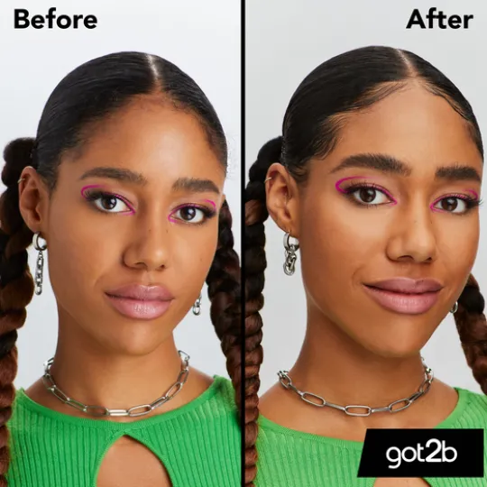 got2b Glued 4 Brows & Edges Pigmenterad Gel 2-i-1 Svart 16 ml