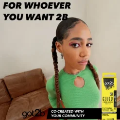got2b Glued 4 Brows & Edges Pigmenterad Gel 2-i-1 Svart 16 ml