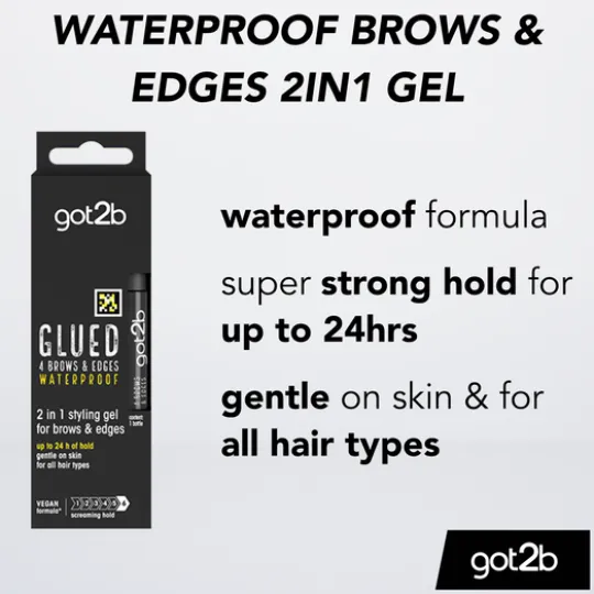 got2b Glued 4 Brows & Edges Vattenfast Gel 16 ml