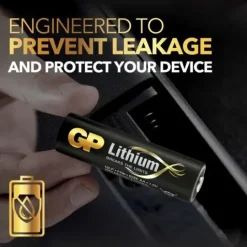 GP AA Litiumbatteri 1.5V, 15LF FR6 4-pack
