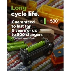 GP Batteries ReCyko AA-batteri 2100mAh 4-pack