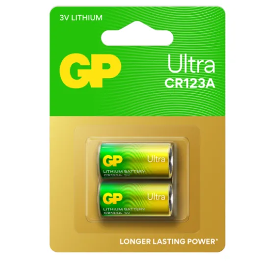 GP Batteries Ultra Litium Batteri CR123A 2 st