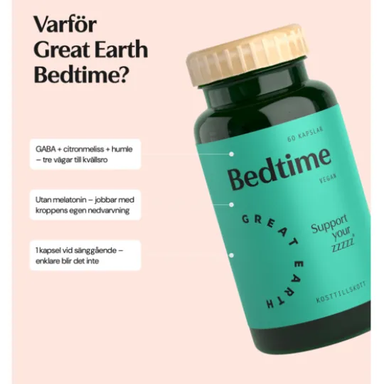 Great Earth Bedtime 60 kapslar