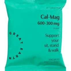 Great Earth Cal-Mag 600-300 mg Refill 60 tabletter
