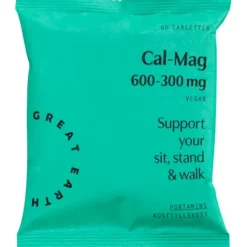 Great Earth Cal-Mag 600-300 mg Refill 60 tabletter