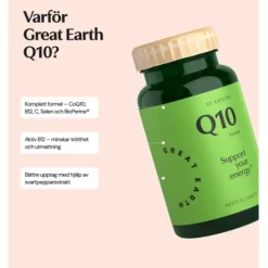 Great Earth Coenzyme Q10 120 mg 60 kapslar