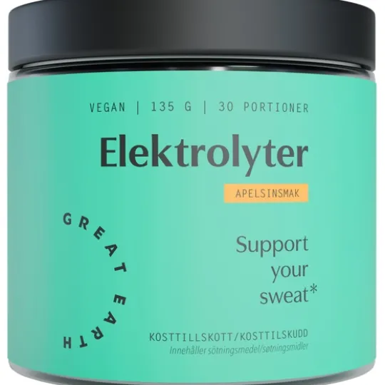 Great Earth Elektrolyter Apelsin 135 g
