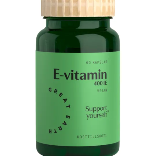 Great Earth E-Vitamin 60 kapslar