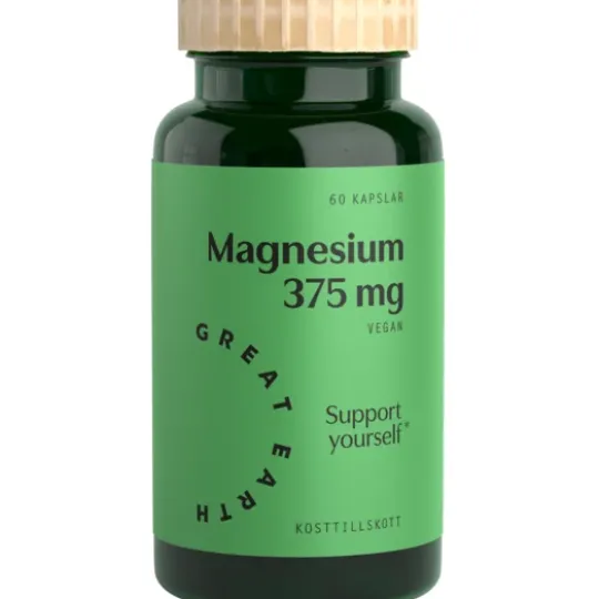 Great Earth Magnesium 375 mg 60 kapslar