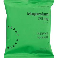 Great Earth Magnesium 375 mg Refill 60 tabletter