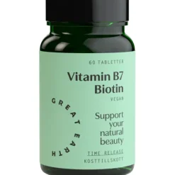 Great Earth Vitamin B7- Biotin 1000 mcg 60 tabletter