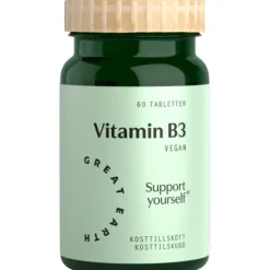 Great Earth Vitamin B3- 500 mg 60 tabletter