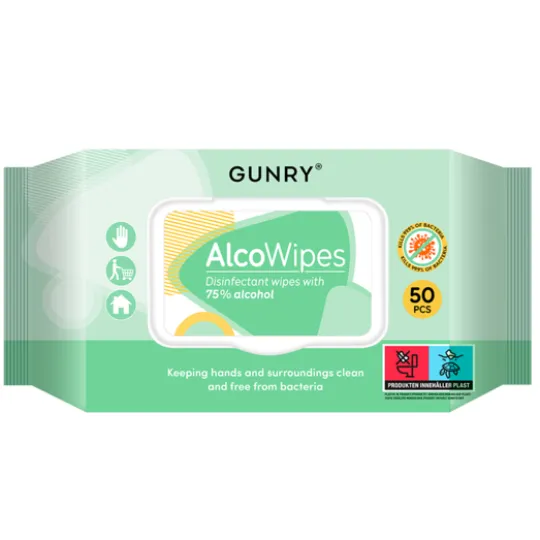 Gunry Alcowipes 50 st
