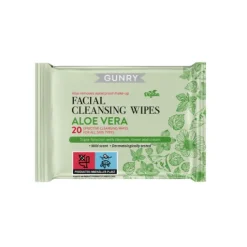 Gunry Facial Cleansing Wipes Aloe Vera 20 st