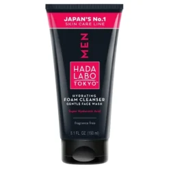 Hada Labo Tokyo MEN Hydrating Foam Cleanser Gentle Face Wash 150 ml