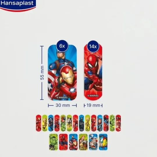 Hansaplast Marvel Kids Plåster 20 st