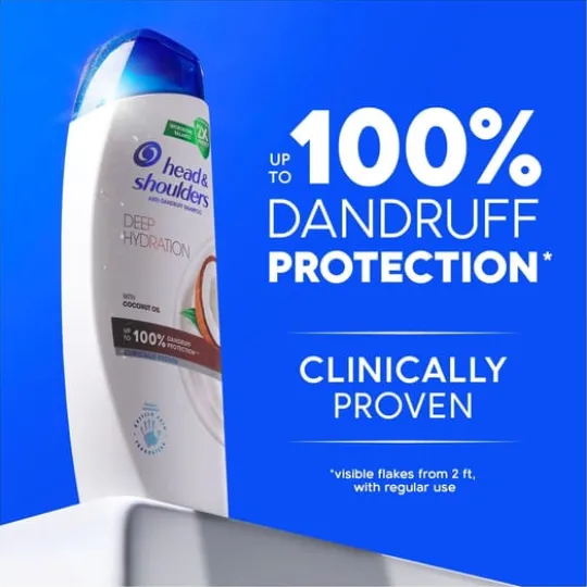 Head & Shoulders Deep Hydration Shampoo mot mjäll med kokosolja 250 ml