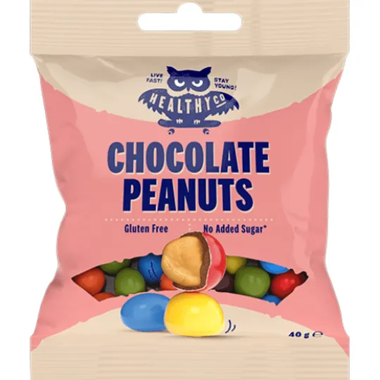 HealthyCo Chocolate Peanuts 40 g