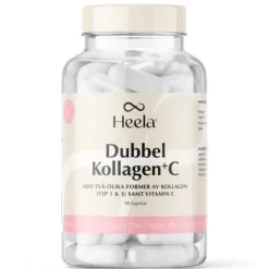 Heela Dubbel Kollagen + C (TYP 1 & 3) 90 kapslar