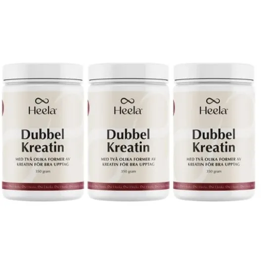 Heela Dubbel Kreatin 350 g 3-pack
