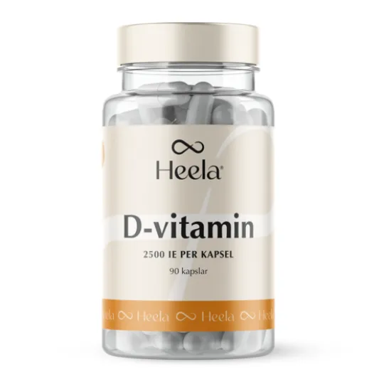 Heela D-vitamin 2500 IE 90 kapslar