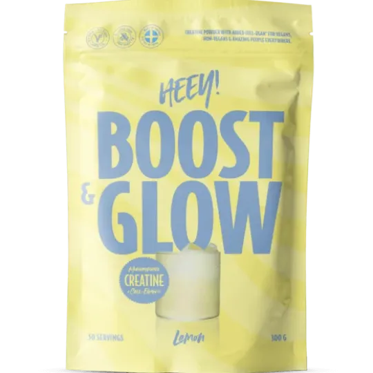 Heey! Boost & Glow Creatine + Coll-egan Lemon 300 g