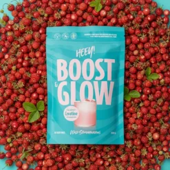 Heey! Boost & Glow Kreatin + Coll-egan Smultron 300 g
