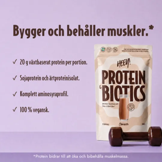 Heey! Protein & Biotics Vanilla 500 g
