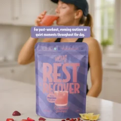Heey! Rest & Recover Magnesium, Strawberry Lemonade 210 g