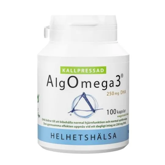 Helhetshälsa AlgOmega3 kallpressad (500 mg) 100 kapslar