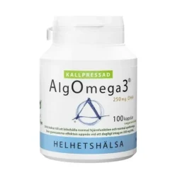 Helhetshälsa AlgOmega3 kallpressad (500 mg) 100 kapslar