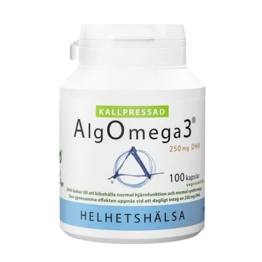 Helhetshälsa AlgOmega3 kallpressad (500 mg) 100 kapslar