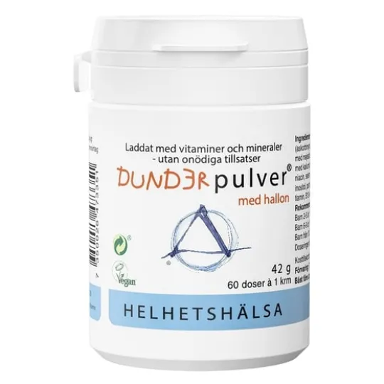 Helhetshälsa Dunderpulver barnvitamin 60 doser á 1 krm