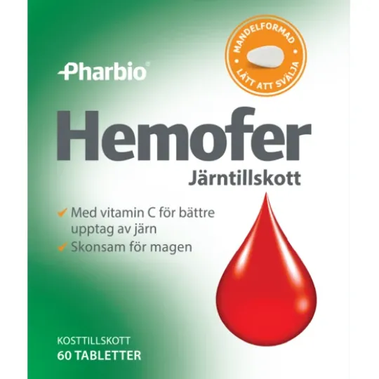 Hemofer Järn 60 tabletter