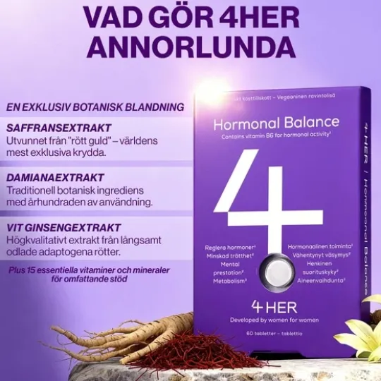4HER Hormonal Balance 60 tabletter