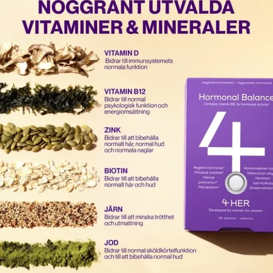 4HER Hormonal Balance 60 tabletter