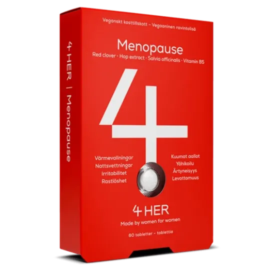 4HER Menopause 60 tabletter – Utvecklad för kvinnor 45+