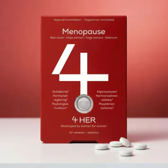 4HER Menopause 60 tabletter – Utvecklad för kvinnor 45+