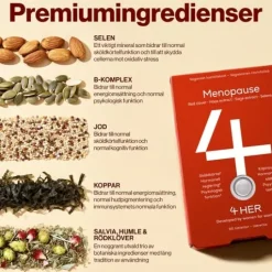 4HER Menopause 60 tabletter – Utvecklad för kvinnor 45+