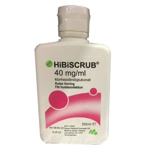 Hibiscrub, kutan lösning 40 mg/ml 250 ml