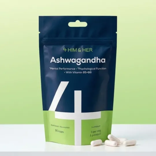 4HIM&HER Ashwagandha & B-vitaminer 90 kapslar