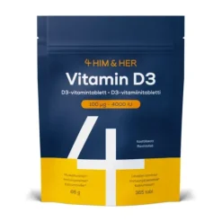 4HIM&HER Vitamin D3 100 µg/4000IU 365 tabletter