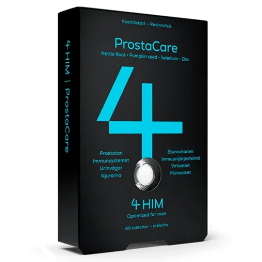 4HIM ProstaCare 60 tabletter – Kosttillskott för män 40+ med zink & selen