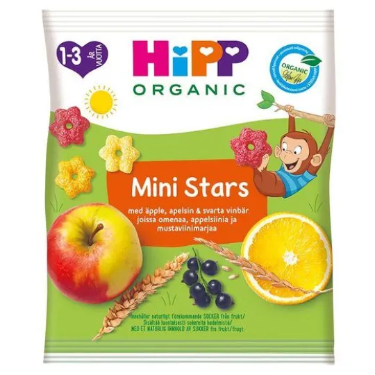 Hipp Mini Stars 1-3år 30g