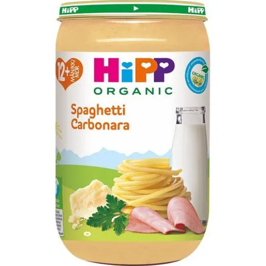 Hipp Spaghetti Carbonara 12m 250g
