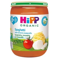 Hipp Spaghetti,Tomat&Mozzarell 8m 190g