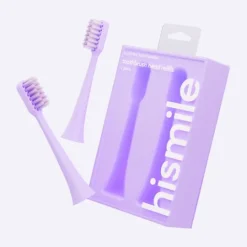 Hismile Toothbrush Replacement Heads Purple 2 st