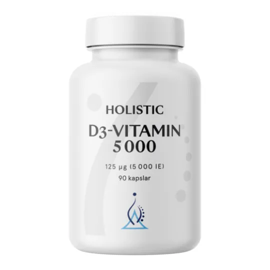 Holistic D-vitamin 5000 90 kapslar