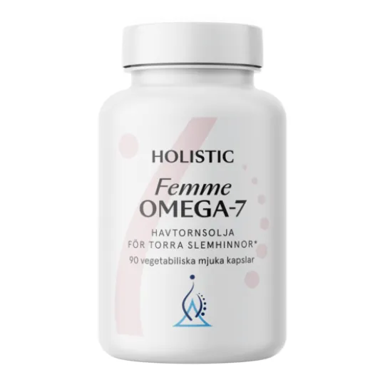 Holistic Femme Omega-7 havtornsolja 90 kapslar